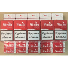 Купить блок сигарет Winston red KS (акциз)  