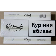 Купить  недорого блок сигареты Dandy white KS акциз блоками (поблочно) в Украине
