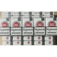 Купить  недорого блок сигареты Lucky Strike grey KS акциз блоками (поблочно) в Украине